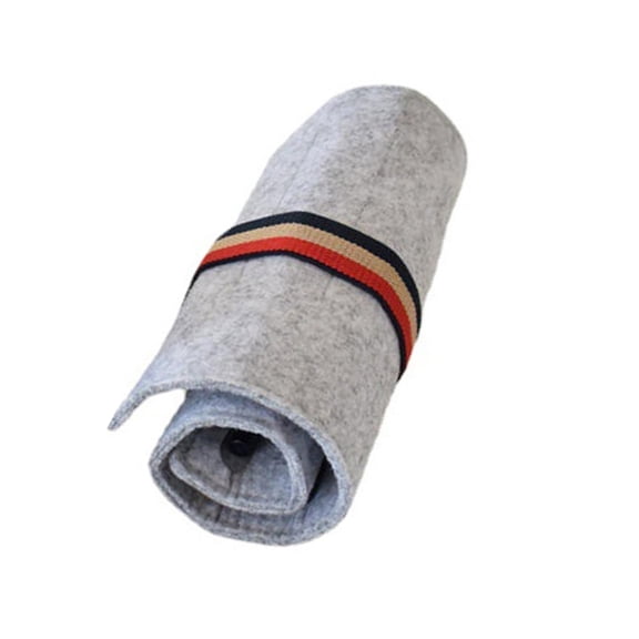 Lynono 11 Slot Felt Pen Wrap Roll Up Pouches For Colored Pencils Brush Pen Drawing Tools Compacts Light Weight Storage Solution