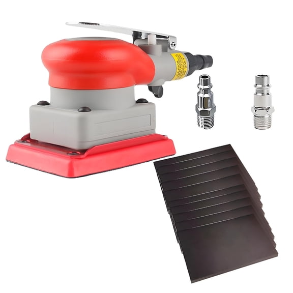 Lynono 12000RPM Rectangular Air Sander Pneumatic Random Orbital Sander For Car Repair And Woodworking Applications