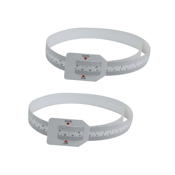 Lynono 2Pcs 60cmP1ast1cHead Circumference Measuring Tape Accurate Tool for Babies Kid