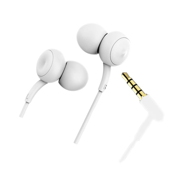 Lynono 3.5Mm Headphone for PC Laptop Corded Earbuds Computer Headset with Microphone Noise Canceling in-Ear Earphones