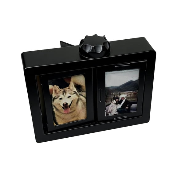 Lynono 3Inch Rotating Photo Frame With 12 SlotsP1ast1cPictures Holder Display Stand For Desktop Decoration AndG1ftGiving