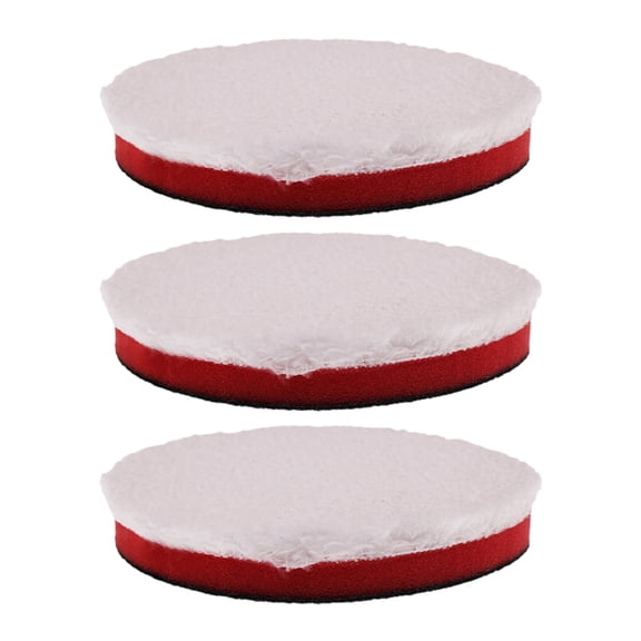 Lynono 3Pieces 5inch Soft Microfiber Polishing Disc With Enhancing Durability Perfect For Paint Correction And Professional Work
