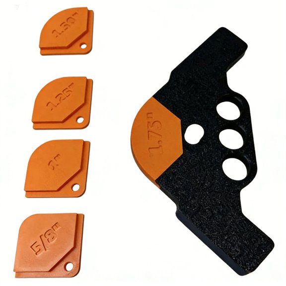 Lynono 5 In 1 Woodworking Corner Shaping Set For Machining And Carving Strong 3D Formed substance Molds For Uniform Side Finishing