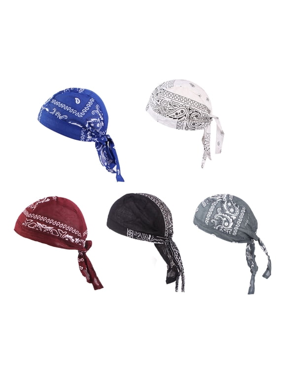 5PCS Breathable Adjustable Hip Hop Style Pirate Caps For Boys Girls And Adults