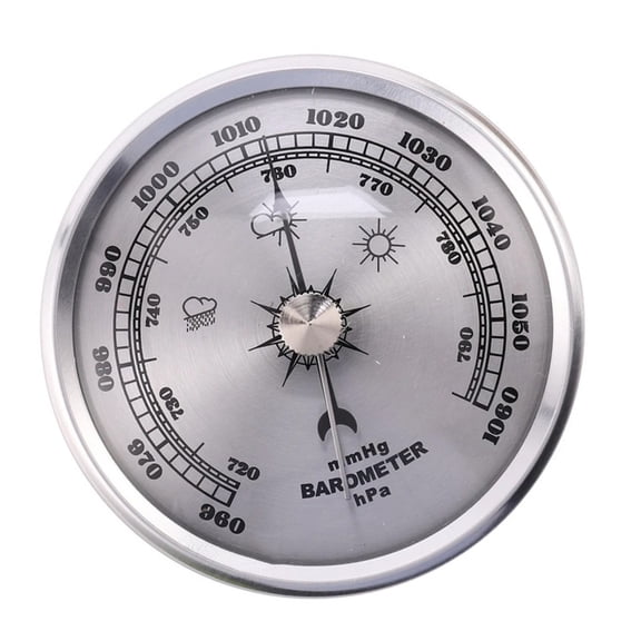 Lynono 70mm Analog Barometer with Classical Design for Weather Monitoring And Outdoor
