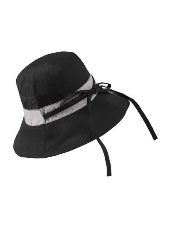 Adjustable Drawstring Sun Bucket Hat Foldable Design Easy To Carry Fisherman Hat