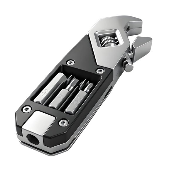 Lynono Adjustable Wrenches Wide Jaw Opening Spanner Precise Jaw Design Grip Measurement Scale Engrave on the Tool