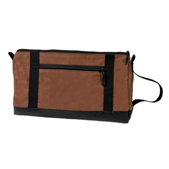 Lynono Canvas Tool Bag Waterproof Waxed Canvas Zippered Pouch Pocket For Electrician