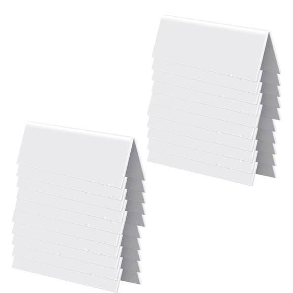 Lynono Co.,Ltd 10/20Pcs V Shape Acrylic Desk Sign Boards Erasable Acrylic Table Number Sign For Business Conferences And Weddings