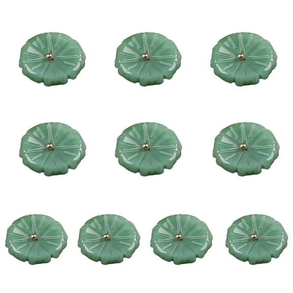Lynono Co.,Ltd 10Pcs Traditional Resin Chinese Knot Button Flower Shape Cheongsam Button For Dressmaking Garment Embellishment