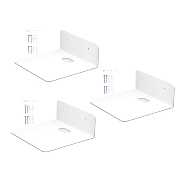 Lynono Co.,Ltd 3 Pack Invisible Floating Shelves Strong Acrylic Materials Storage Stand for Home Office Decoration