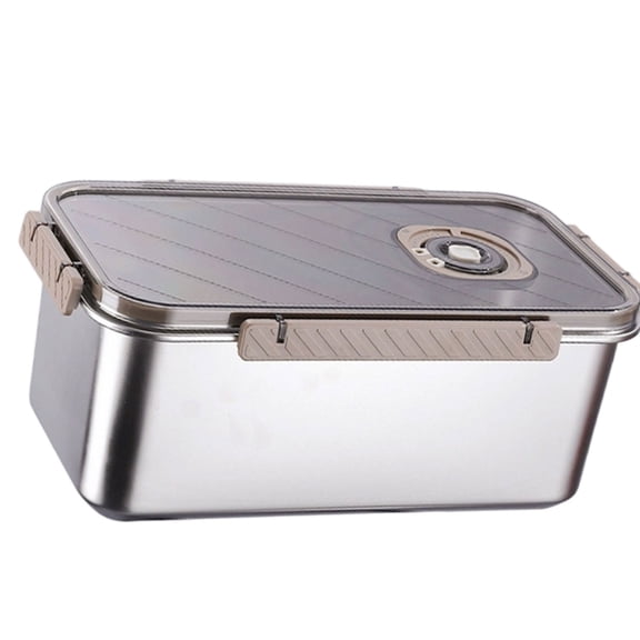 Lynono Co.,Ltd 5800ML Metal Bread Box With Date Display And Handle For Kitchen Storage