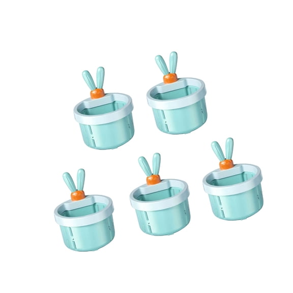 Lynono Co.,Ltd 5Pcs EfficientP1ast1cSink Strainer Rabbit Themed With Sturdy Construction
