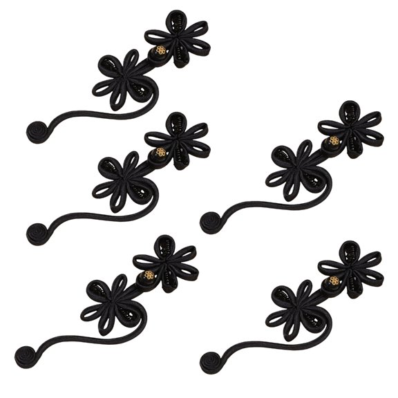 Lynono Co.,Ltd 5Pcs Traditional Chinese Button Pearls Flower Cheongsam Knot Button For Clothing