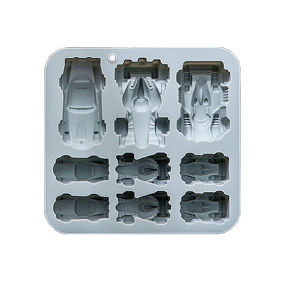 Lynono Co.,Ltd 9 Cavities Silicone Molds Racing Car Ice Maker For Making Chocolate Beverage