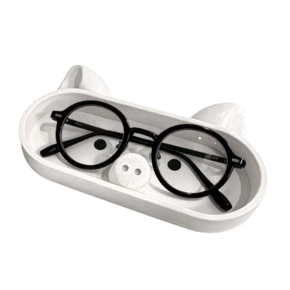 Lynono Co.,Ltd Adorable 3D Printed Pig Shaped Eyeglasses Holder And Storage Box Glasses Stand With Spacious Interior For Children
