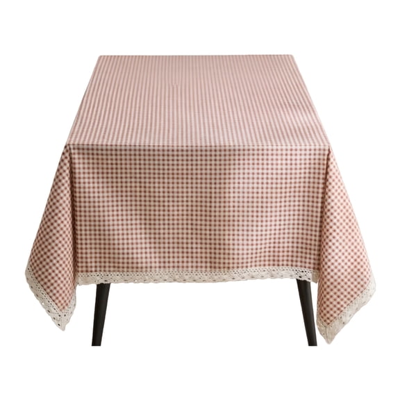 Lynono Co.,Ltd Beautifully Designs Checkered Tablecloth 2 Size Suitable for Various House Styles