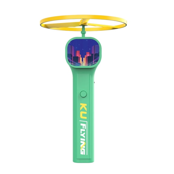 Lynono Co.,Ltd Cats Chasing Fetches Toy Rechargeable Disc Launchers with 6 Flying Spinners