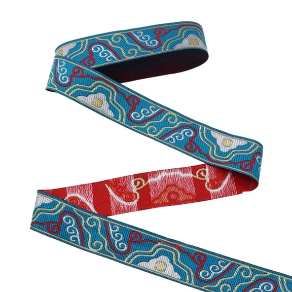 Lynono Co.,Ltd Cloud Embroidered Patches Decorative Fabric Ribbon For Garments Sewing Craft