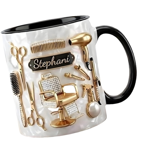 Lynono Co.,Ltd Creative Barber Inspires Drinking Mug With Ergonomic Handle Dishwasher Safe Cup