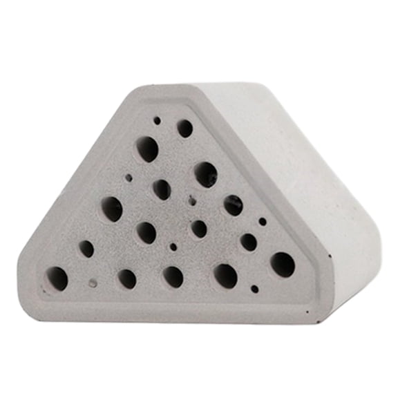 Lynono Co.,Ltd Decorative Bees Habitat Garden Decoration With Smooth Nesting Tunnels Weatherproof Concrete Bees Hotel Easy to Use
