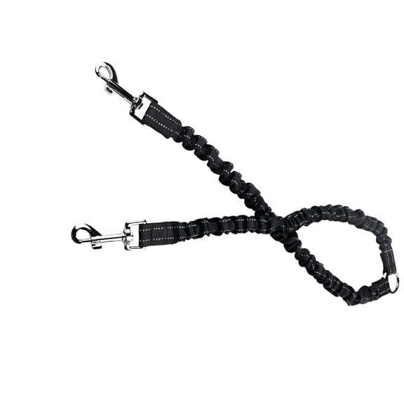 Lynono Co.,Ltd Double End Elastic Dog Leashes For 2 Pet Elastic Rope Comfortable Grip Polyester For Active Dogs
