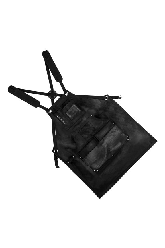 Durable Workshop Apron Pocket Comfort Padding Canvas For Men Use