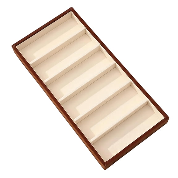 Lynono Co.,Ltd ElegantW00dEyeglass Display Case With Soft Lining For Home Office