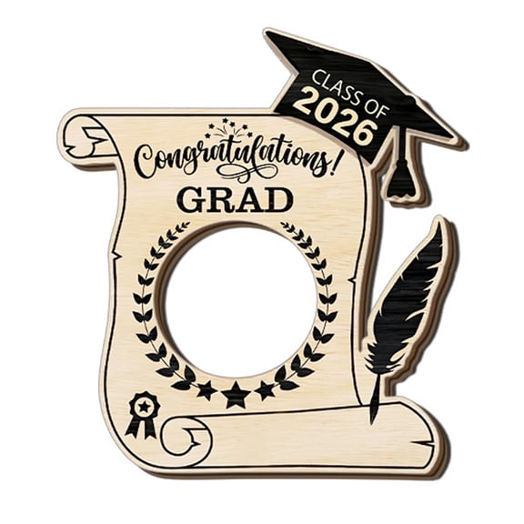 Lynono Co.,Ltd ElegantW00denPicture Frame SolidW00dPhoto Frame Specially Designs for 2026 Graduate to Display Treasure Moment