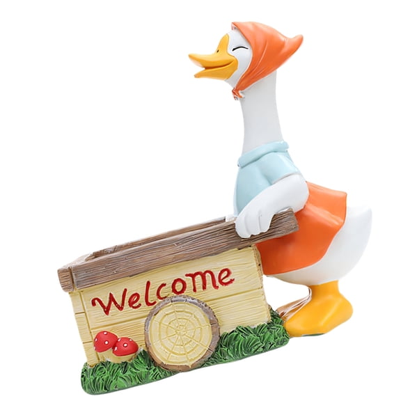 Lynono Co.,Ltd Geese Plant Pot Flowerpot Garden Pot Resin Fleshy Plant Pot Planter Plant Holder for Home Office Desk Mini Ornament