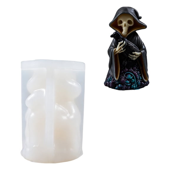 Lynono Co.,Ltd Gothic Style Silicone Mould ForSku11Spectures And Crows Candle Making For SDecoration