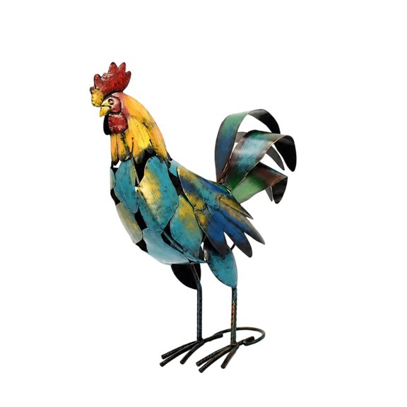 Lynono Co.,Ltd Handmade Iron Statue Multicolored Lawn DisplayAn1ma1For Outdoor Locations