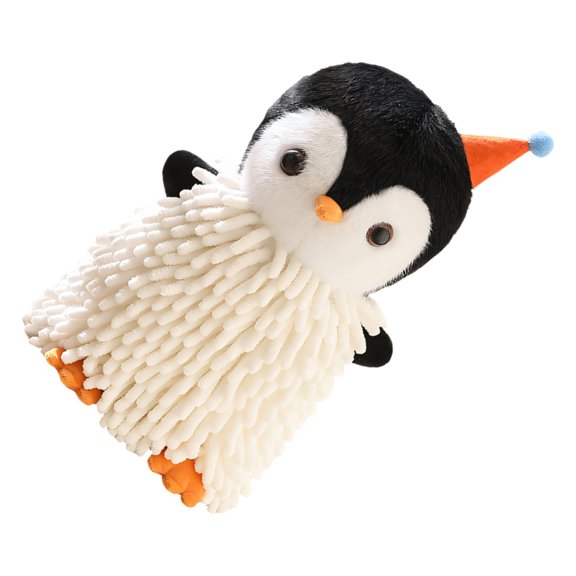 Lynono Co.,Ltd Hygienic Microfiber Penguins Shape Kitchen Hand Towel PracticalHang1ngLoop