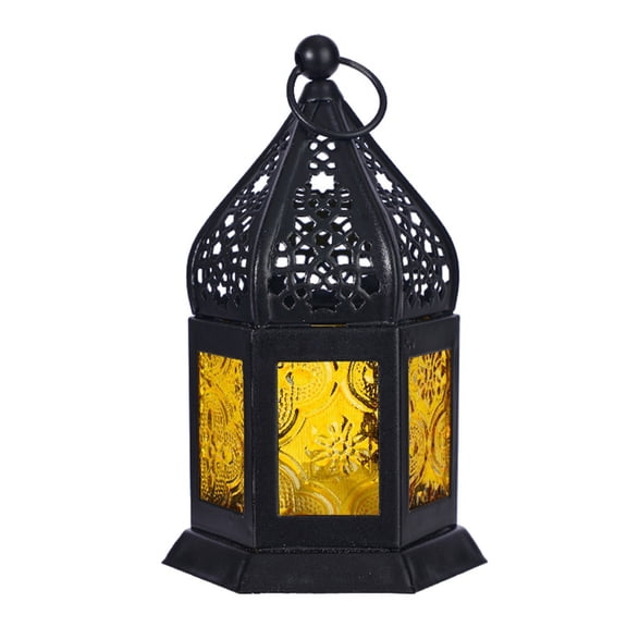 Lynono Co.,Ltd Moroccans Lantern with Candle,Decorative Candle LanternHang1ngCandle Lantern