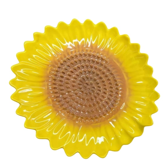 Lynono Co.,Ltd Practical Sunflowers Garlic Mincer Ceramic Garlic Press For Food Preparation