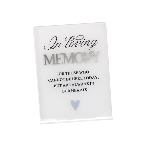 Lynono Co.,Ltd Simple Yet Meaningful Acrylic Wedding Memorial Sign With Two Design Choice