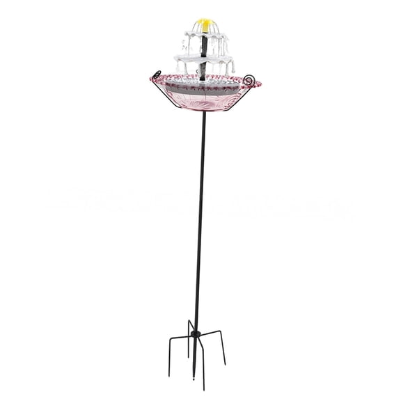 Lynono Co.,Ltd Solar Powered Bird Feeder Fountain For Outdoor Garden Wildlife Habitat Weather Resistant