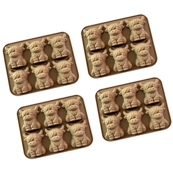 Lynono Co.,Ltd Unique Cattle Ice Form Set Of 6 For Special Beverages And Cooking