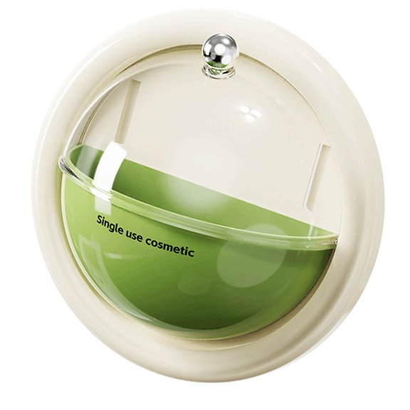 Lynono Co.,Ltd Wall Mounted Flipping Open Cosmetic Storage BoxP1ast1cRotating Makeup Organizers Compact Design Perfect For Bathroom