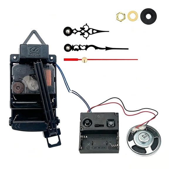 Lynono Co.,Ltd Wall Pendulum Clock Mechanism with Hands and Melodies Chimes Music Box Kits