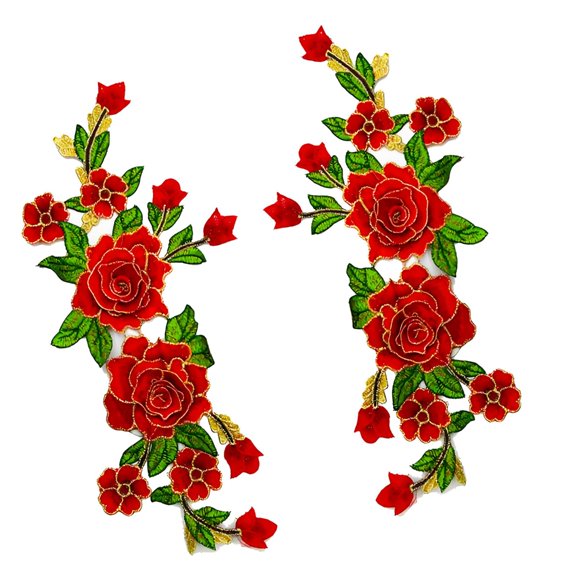 Lynono Co.,Ltd Water Soluble Embroidered Applique For Shirt Dress Cheongsam Clothing Decoration