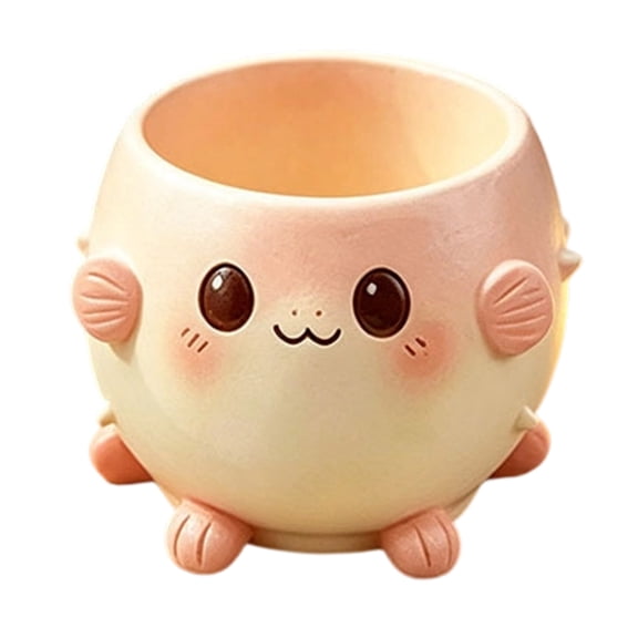 Lynono Co.,Ltd Whimsical Pet Shape Resin Planter Suitable For Succulents And Office Decoration