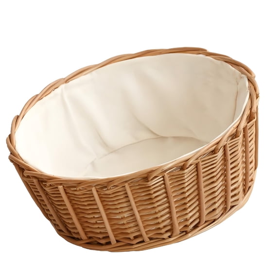 Lynono Co.,Ltd Willow Storage Basket Natural Fiber Container Handwoven Organizer For Home Decoration And Practical Use