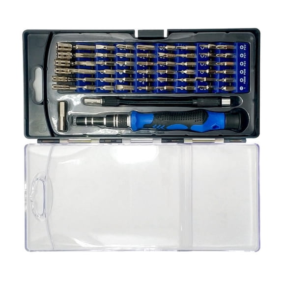 Lynono Compact 58 Piece Precisions Screwdriver Tool Set for DIY Enthusiasts and Professional Technician Electronics Maintenance
