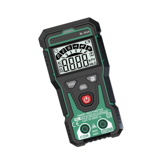 Lynono Digital Display Mini Multimeter With Auto Ranging Overload Protections