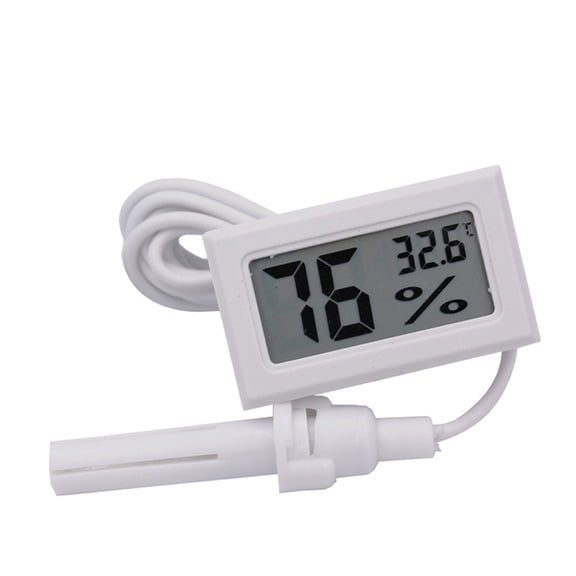 Lynono Digital Thermo Hygrometer With Probe Suitable For Accurate Monitoring Home Office Greenhouses Laboratories And Pet Room