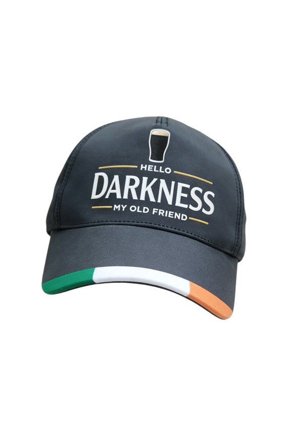 Distressed Baseball Cap Sunhat With Hello My Friend Embroidery And Black Beer Design Adjustable For Men Women