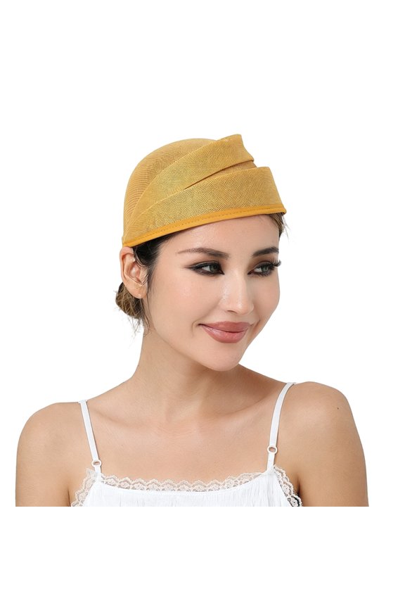 Dome Shaped Headwear Practical Stewardess Hat For Event And Shows