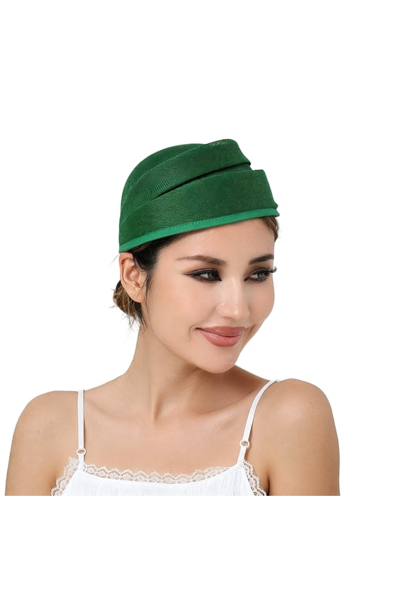 Dome Shaped Headwear Practical Stewardess Hat For Event And Shows