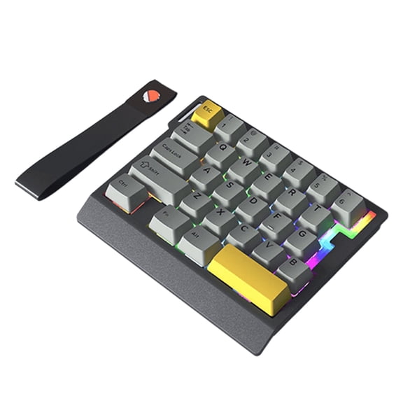 Lynono Ergonomic 29Key Magnetic Switches Keyboards With Customizable Key And Carry Straps